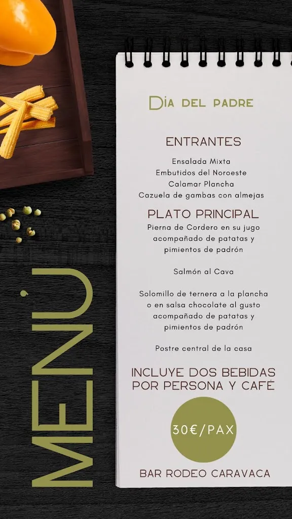 Menu_Bar Restaurante Rodeo_Caravaca_image_3