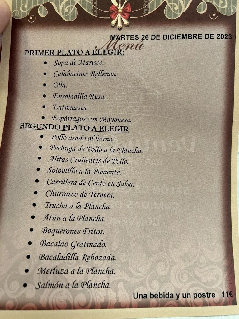 Menu_Bar restaurante Venta Cavila_Caravaca_image_1