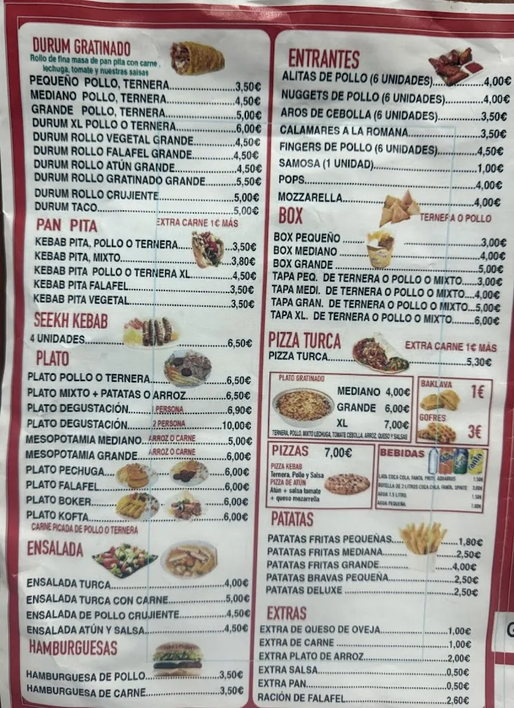 Menu_Doner kebap Sunderbon_Caravaca_image_4