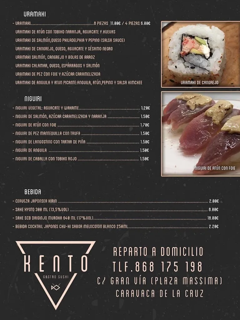 Menu_Kento Gastro Sushi_Caravaca de la Cruz_image_2
