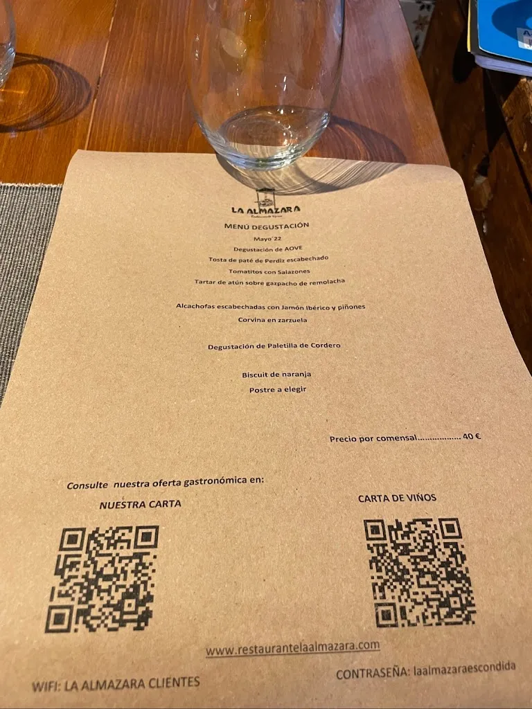 Menu_Restaurante La Almazara Cehegín_Cehegín_image_2