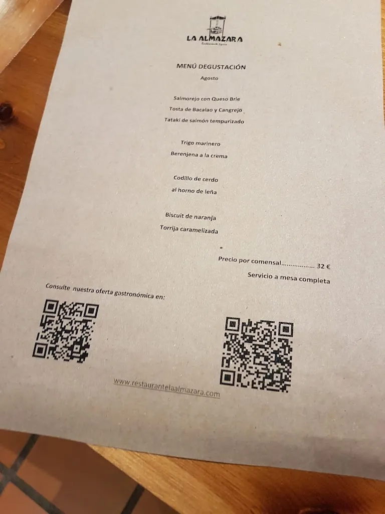 Menu_Restaurante La Almazara Cehegín_Cehegín_image_3