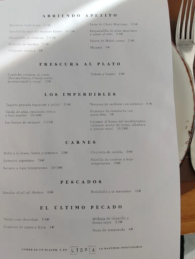 Menu_Restaurante Utopía_Cehegín_image_2