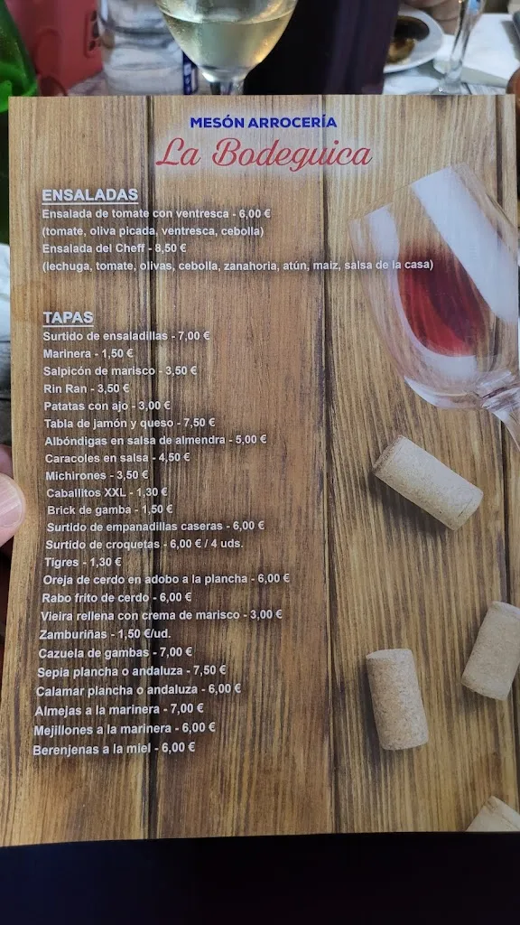 Menu_Mesón Arrocería La Bodeguica_Cehegín_image_4