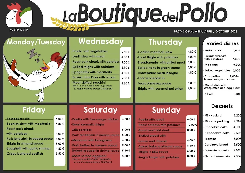 Menu_La Boutique del Pollo Cehegin_Cehegín_image_2