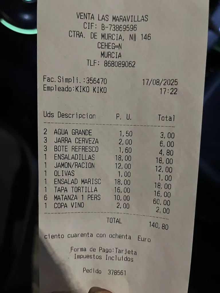 Toni Robles_VENTA LAS MARAVILLAS_Cehegín_review