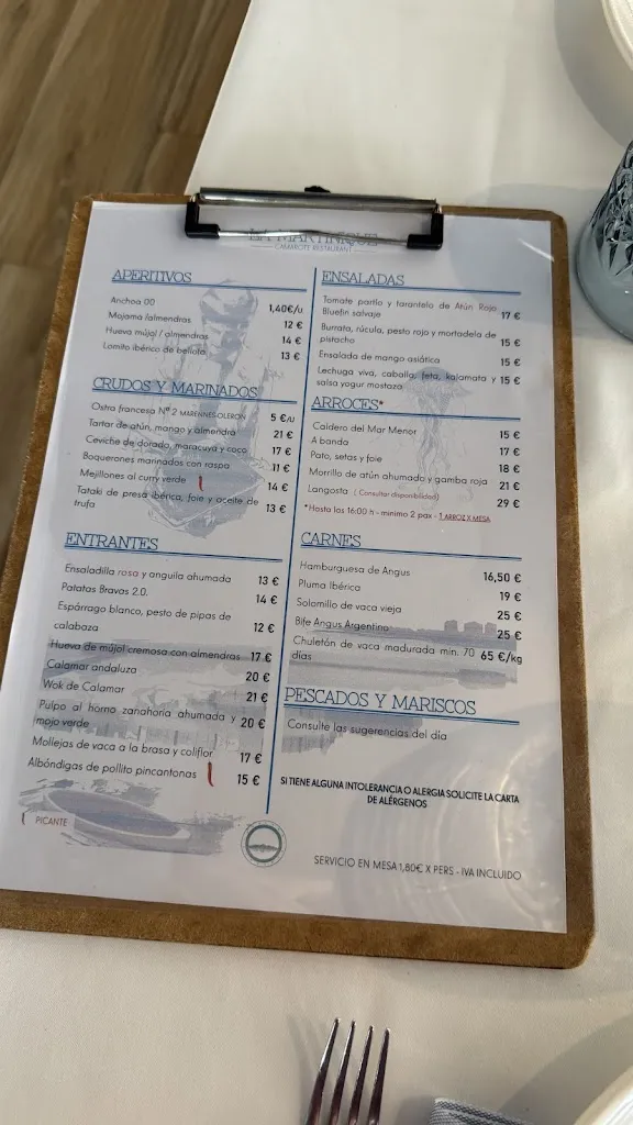 Menu_Restaurante Camarote de la Martinique_La Manga del Mar Menor_image_3