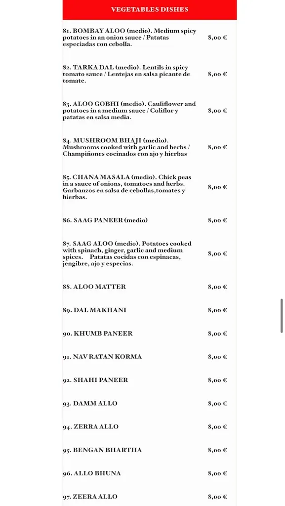 Menu_Restaurantes en Fortuna/ Bombay Fortuna Restaurante y pizzeria Indio_Fortuna_image_3