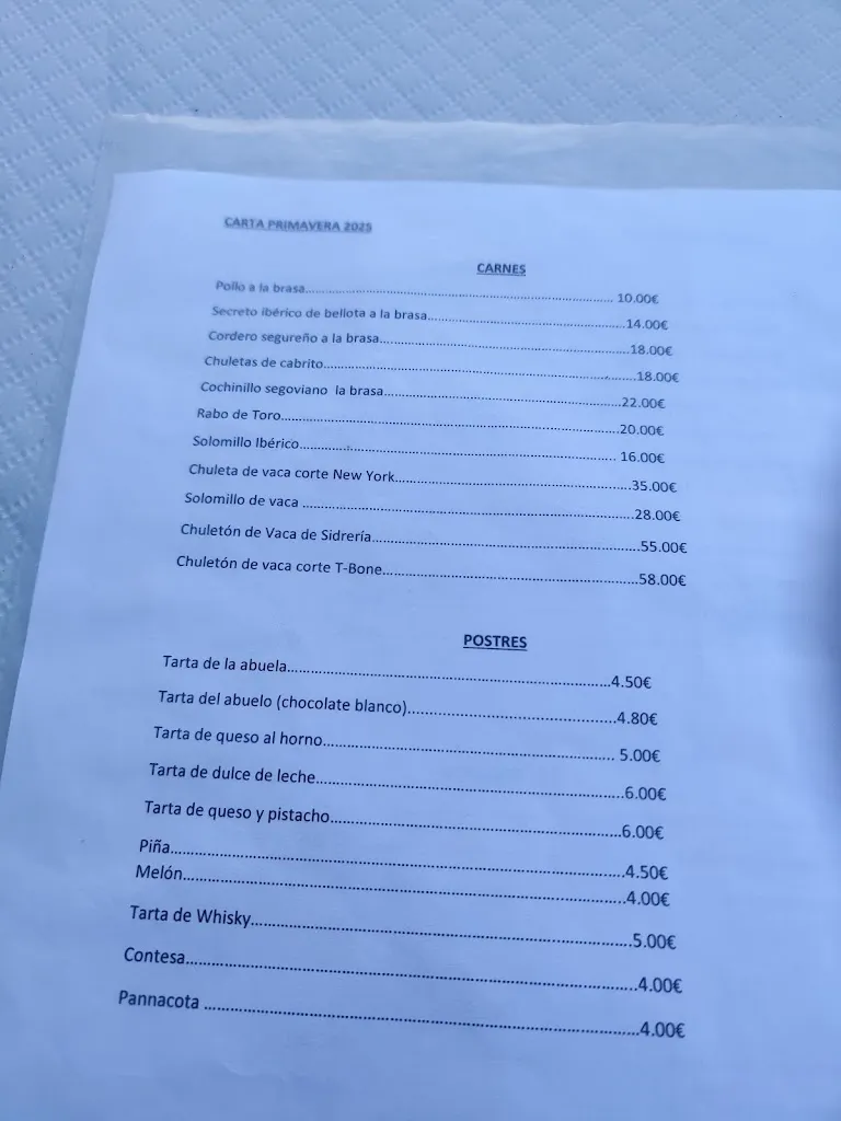 Menu_Restaurante La Puerta Grande / Junto Balneario de Leana_Fortuna_image_2