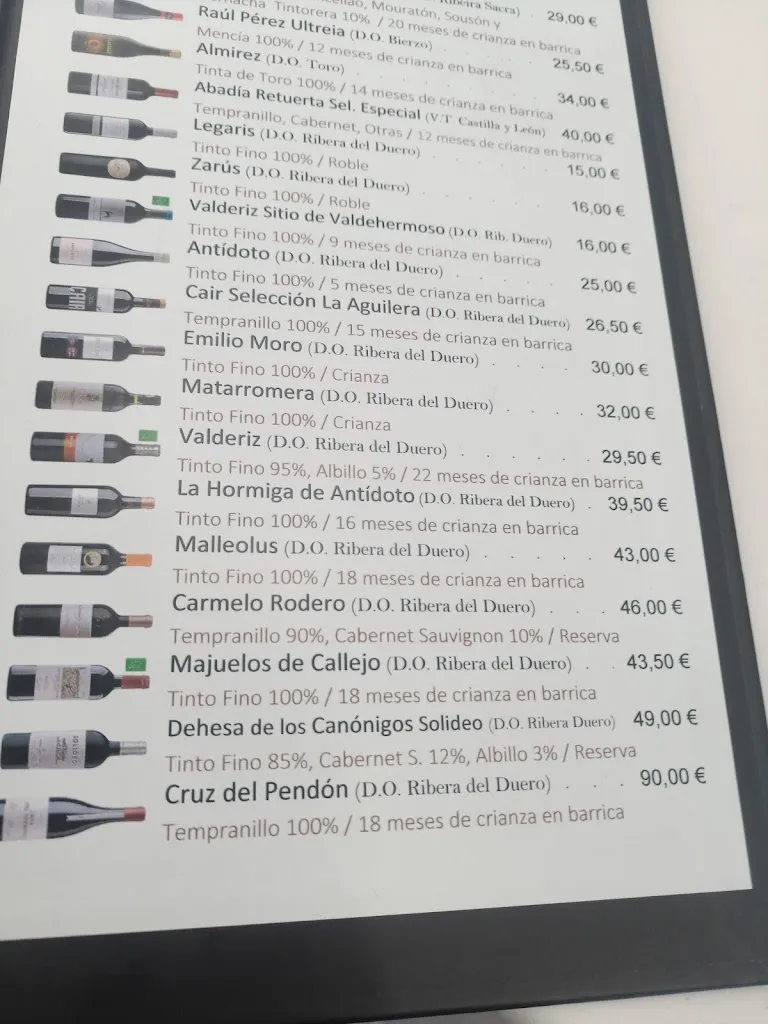 Menu_Bar Restaurante Avenida_Librilla_image_1