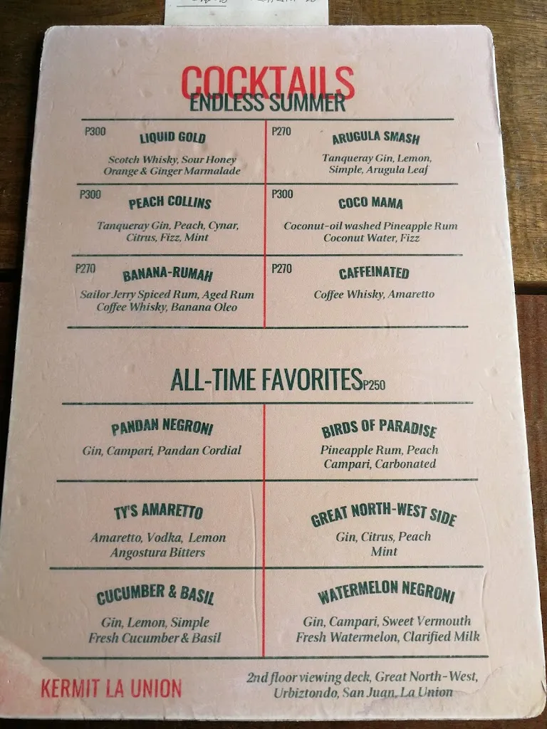 Menu_Kermit La Union_La Unión_image_3