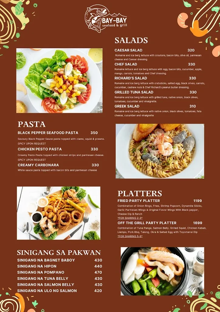Menu_Bay-Bay Seafood & Grill - La Union_La Unión_image_1