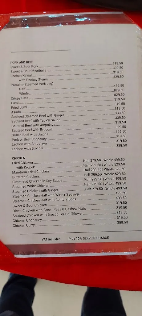 Menu_Rose Bowl Steakhouse and Restaurant - Bauang, La Union Branch_La Unión_immagine_2