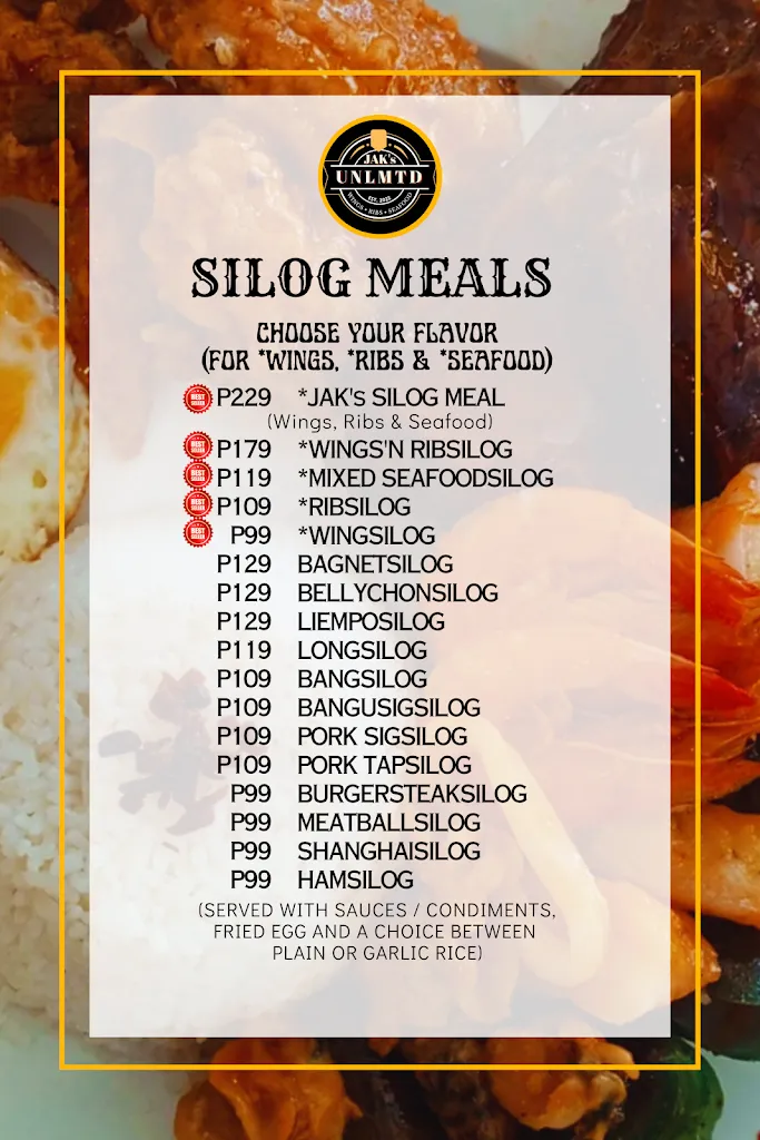 Menu_JAK's FOOD HOUSE LA UNION _La Unión_image_3