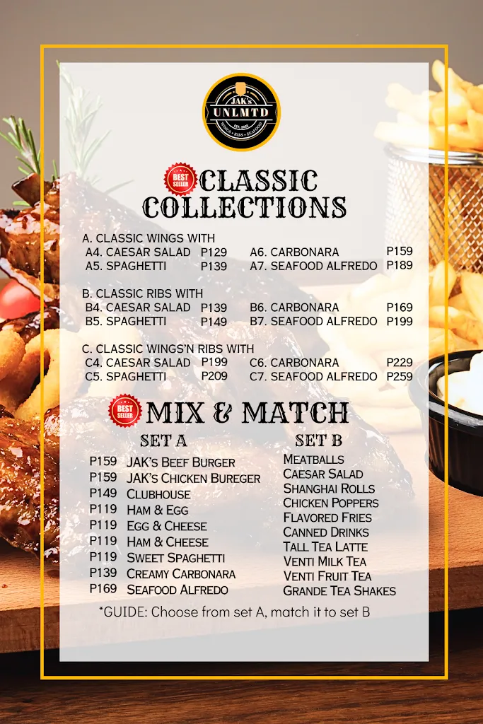 Menu_JAK's FOOD HOUSE LA UNION _La Unión_image_4