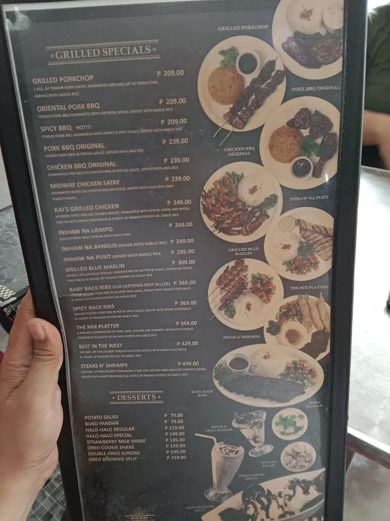 Menu_Midway Grill & Restaurant - La Union's Best Kept Secret_La Unión_image_1