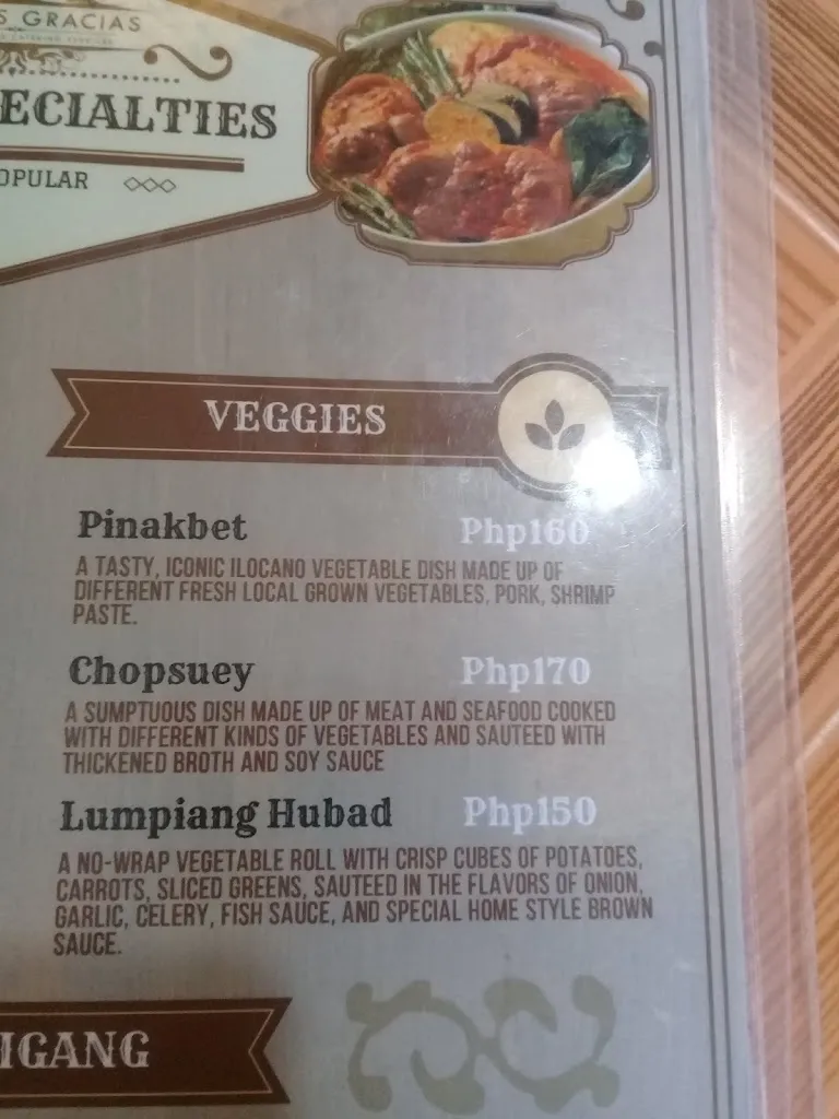 Menu_Muchas Gracias Family Restaurant_La Unión_image_1