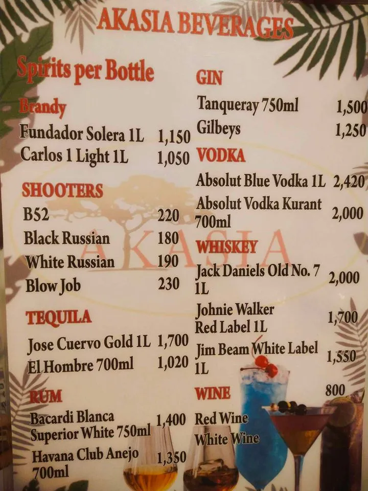 Menu_Akasia Restaurant La Union_La Unión_image_4