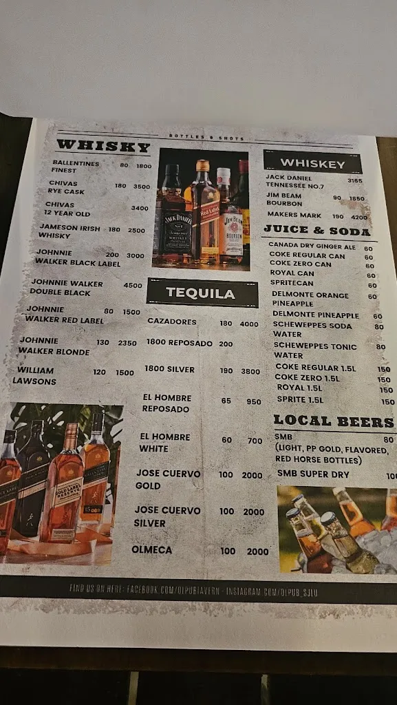 Menu_Ol' Pub La Union_La Unión_image_1