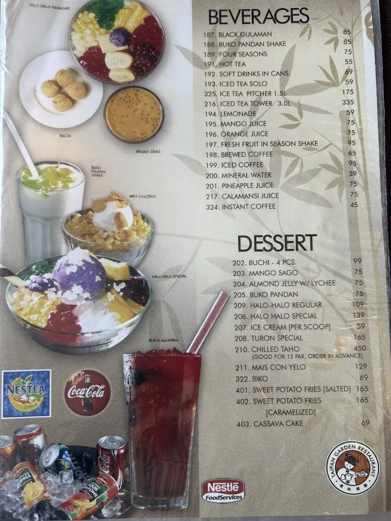 Menu_Taipan Garden Restaurant_La Unión_image_1