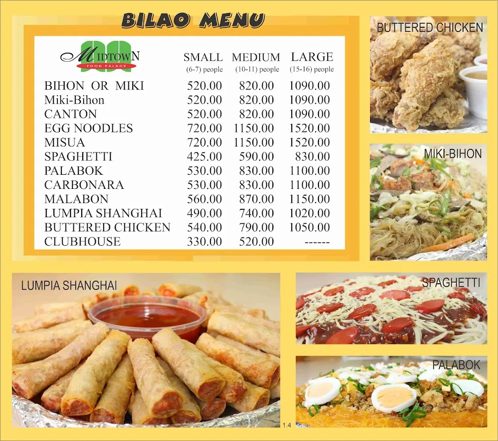 Menu_Midtown Food Palace_La Unión_image_1