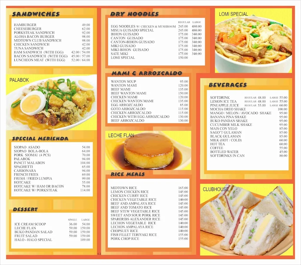 Menu_Midtown Food Palace_La Unión_image_3