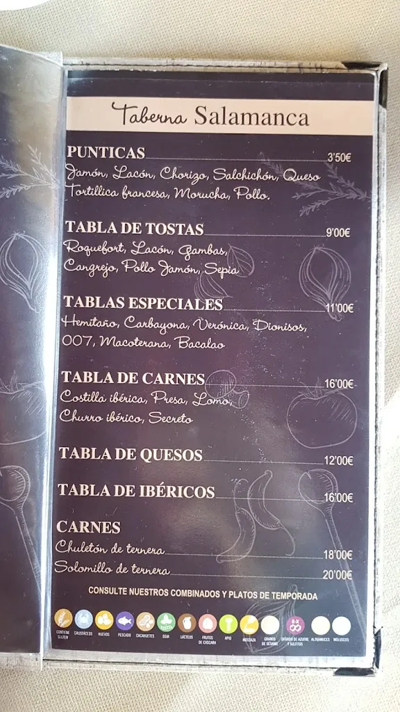 Menu_Taberna Salamanca torres de cotillas_Las Torres de Cotillas_immagine_4