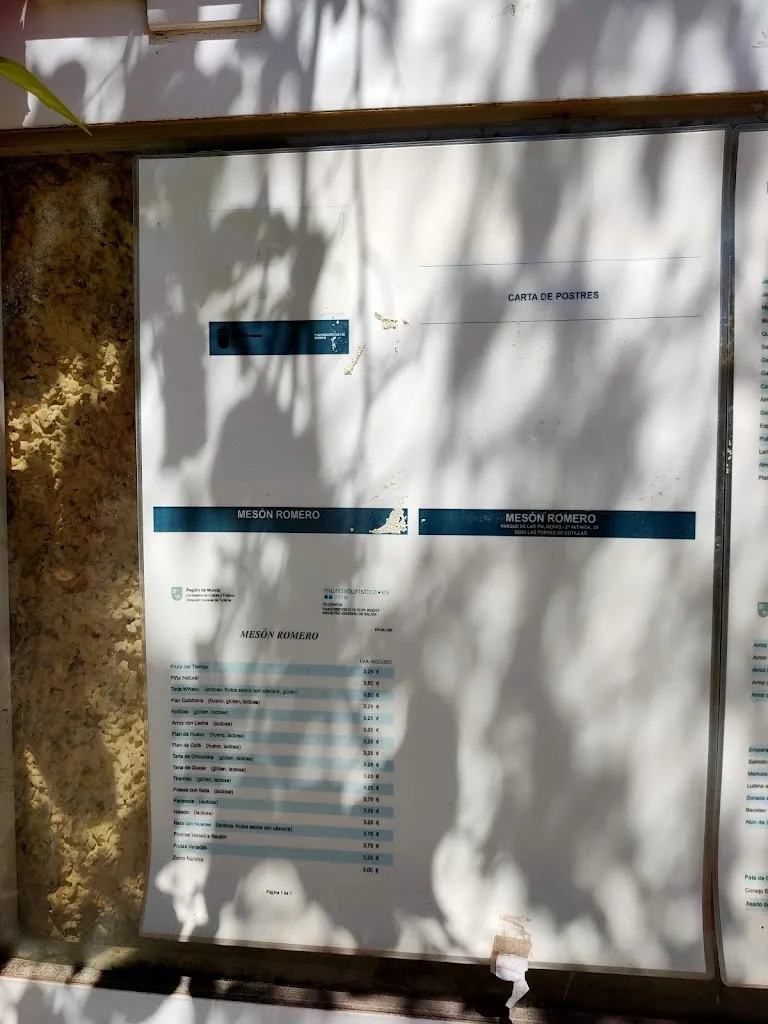 Menu_Meson Romero La Masia_Las Torres de Cotillas_image_1