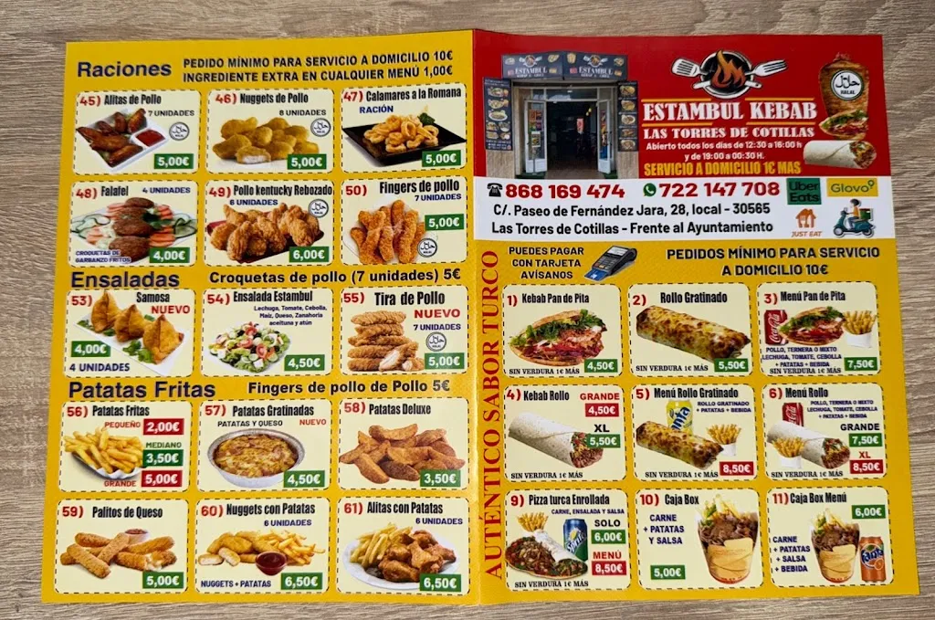Menu_Estambul kebab Las torres de cotillas_Las Torres de Cotillas_image_2
