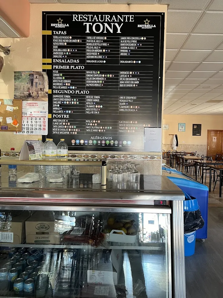 Restaurante Tony restaurant in Las Torres de Cotillas