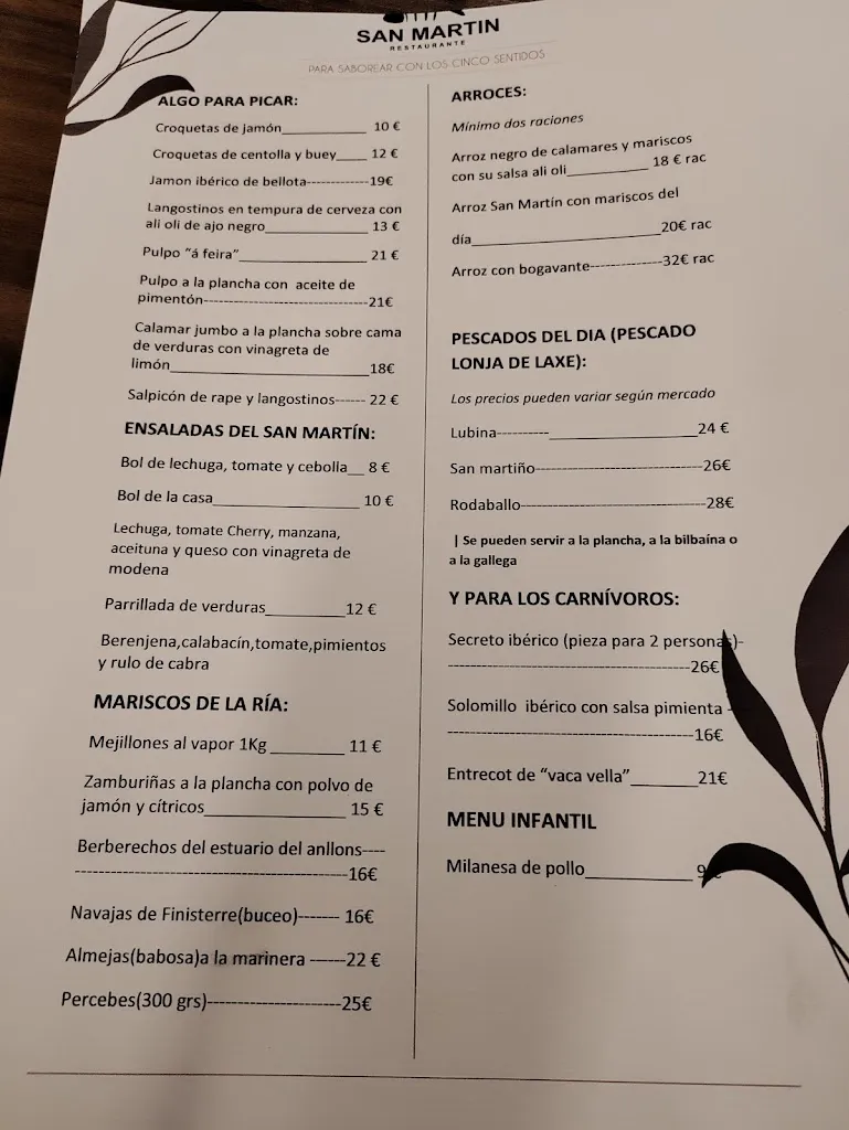 Menu_Restaurante San Martín_Cabana de Bergantiños_image_4