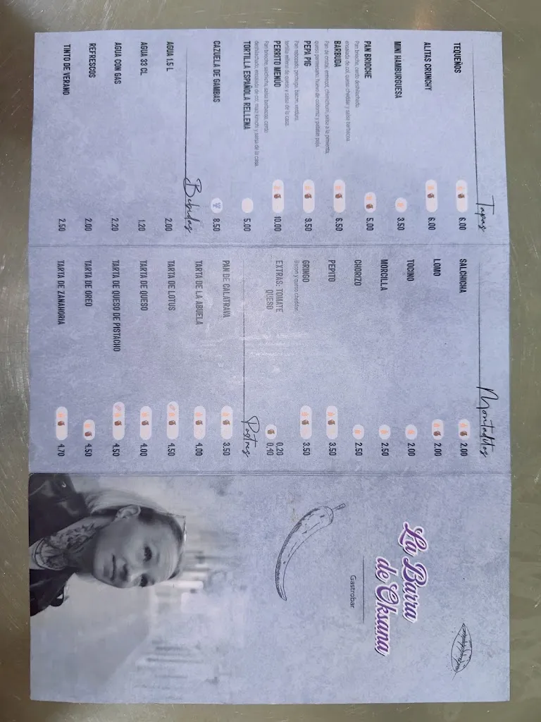 Menu_La barra de oksana_Lorquí_image_2