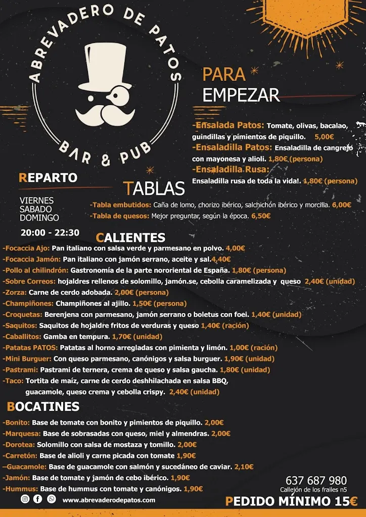 Menu_Abrevadero de Patos_Cieza_image_1