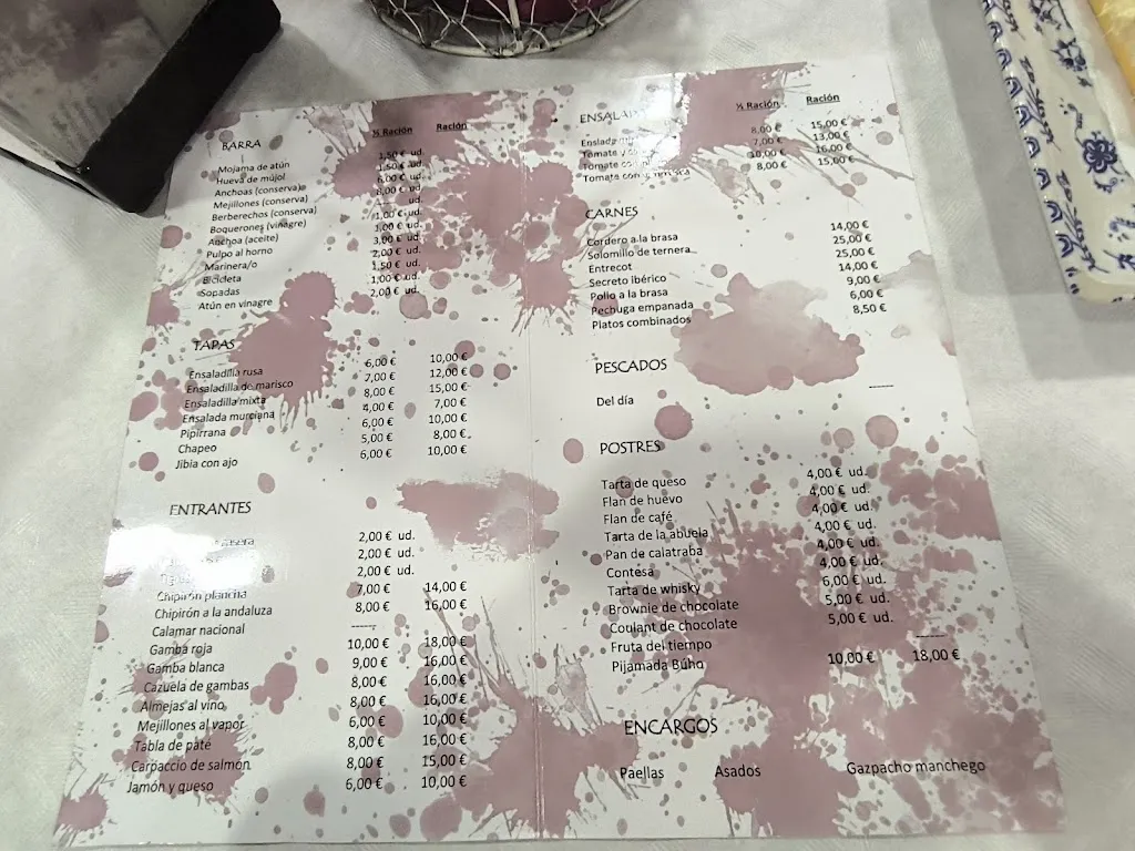 Menu_EL BARRASIN_Cieza_image_4