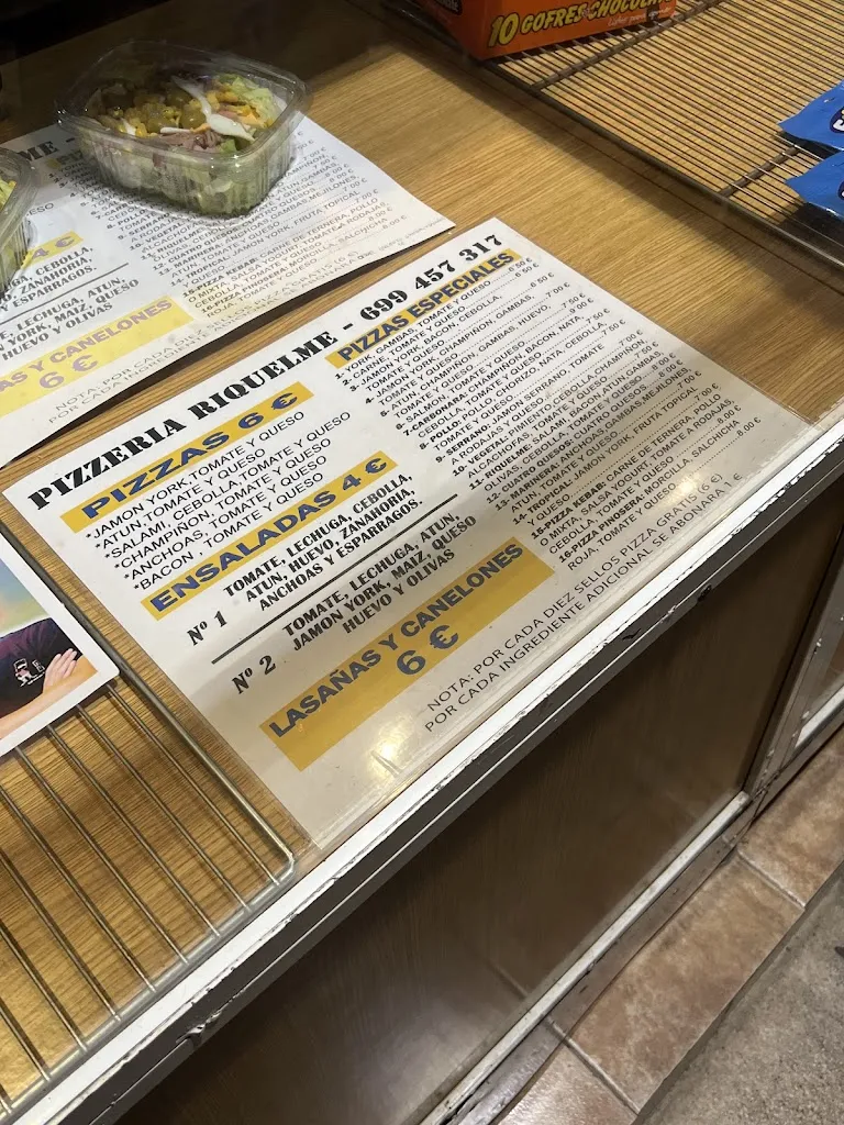 Menü_Pizzería Riquelme_Pinós el/Pinoso_Bild_2