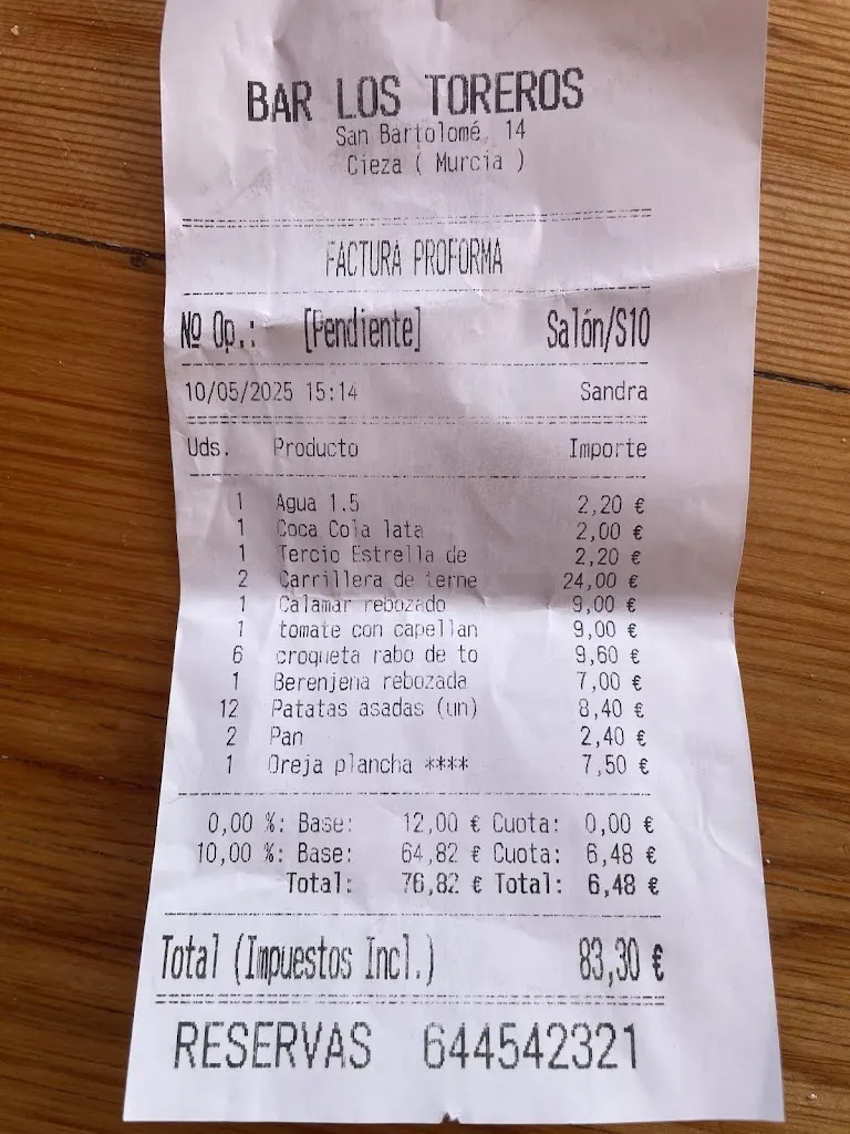 Lorelai10 Pers_LOS TOREROS Bar_Cieza_recensione