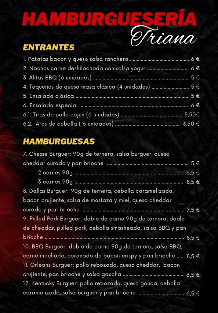 Hamburguesería Triana ristorante a Cieza