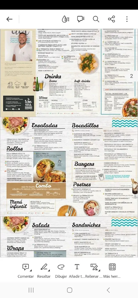 Menu_Restaurante La Terracica | Lo Pagan, Murcia_Lo Pagán_image_4