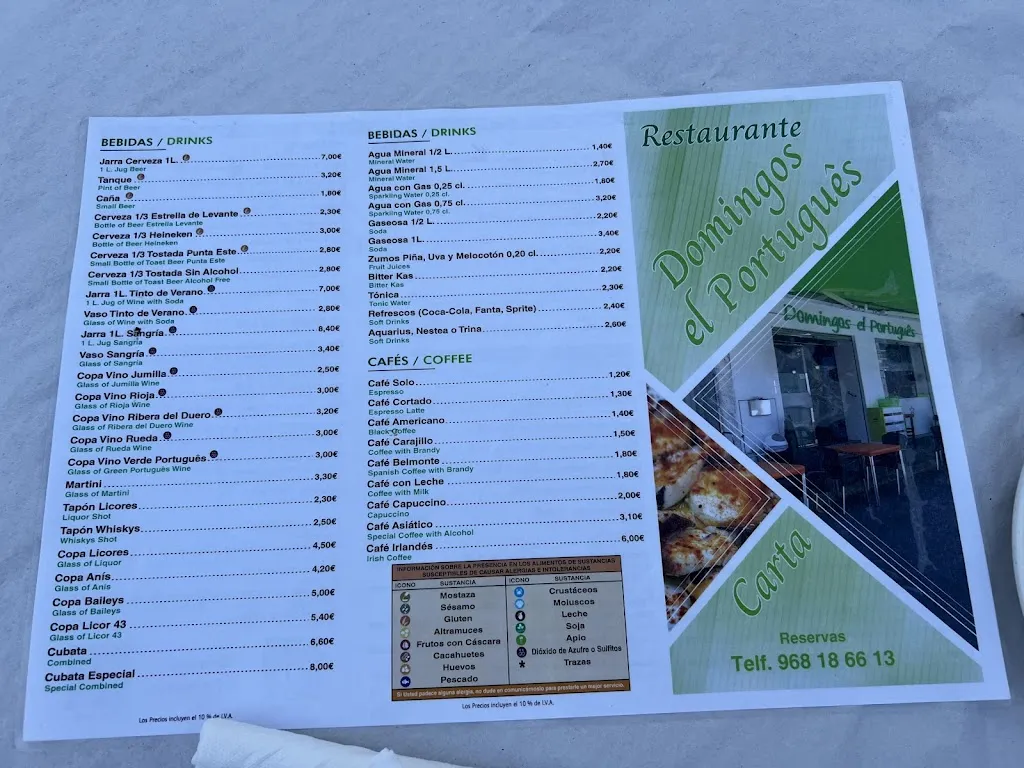 Menu_Restaurante El Portugués_Lo Pagán_image_1