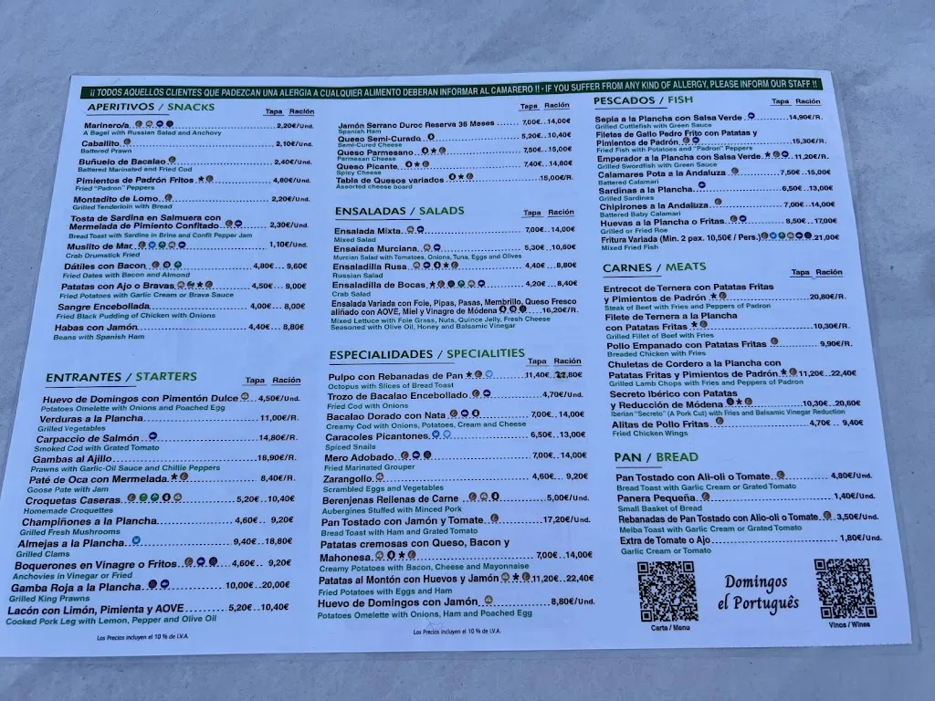 Menu_Restaurante El Portugués_Lo Pagán_image_2