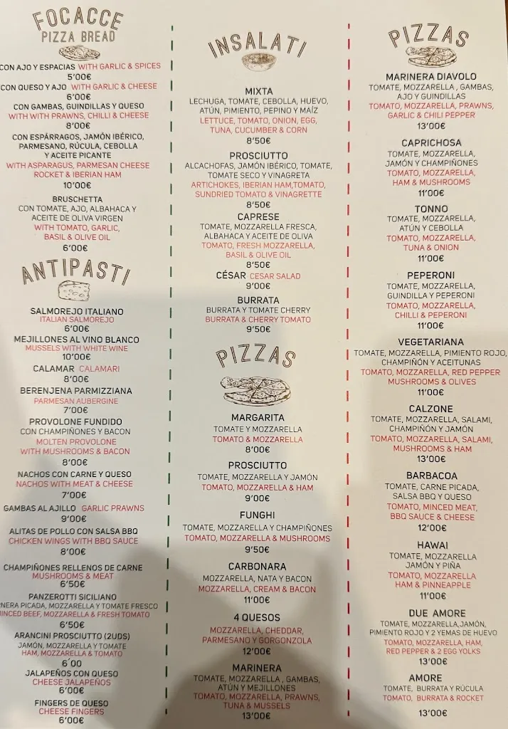 Menu_El Rincón Italiano_Lo Pagán_image_2