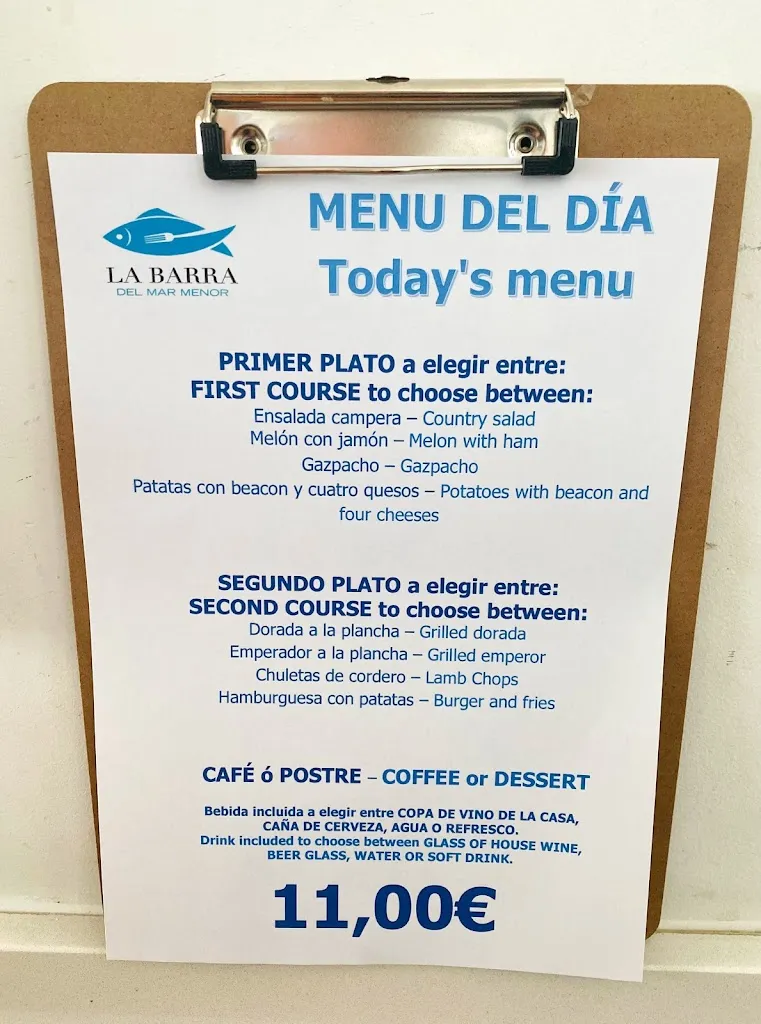 Menu_La Barra Del Mar Menor_Lo Pagán_image_2