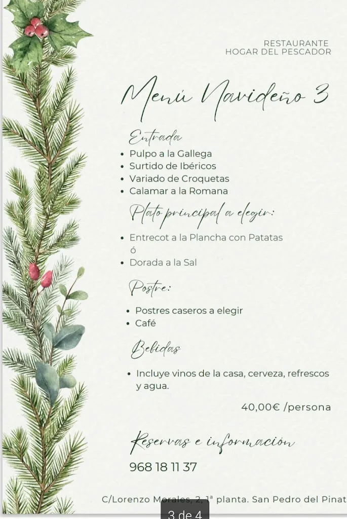 Menu_Restaurante Hogar Del Pescador_Lo Pagán_image_1