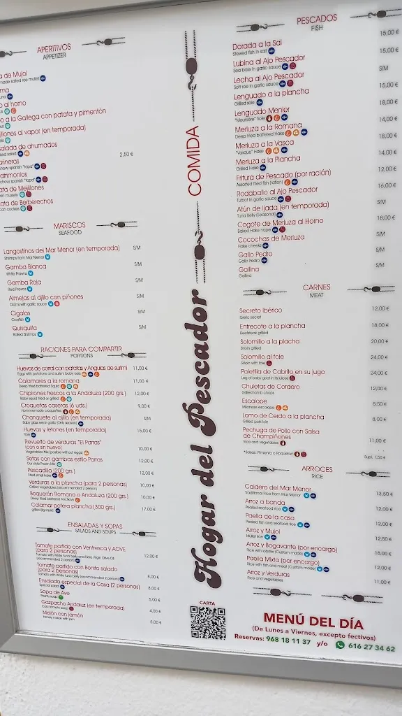 Menu_Restaurante Hogar Del Pescador_Lo Pagán_image_2