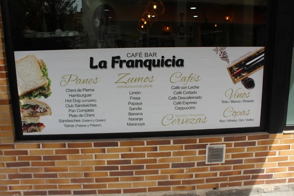 Menu_LA FRANQUICIA BAR CAFE_Los Martínez_image_1