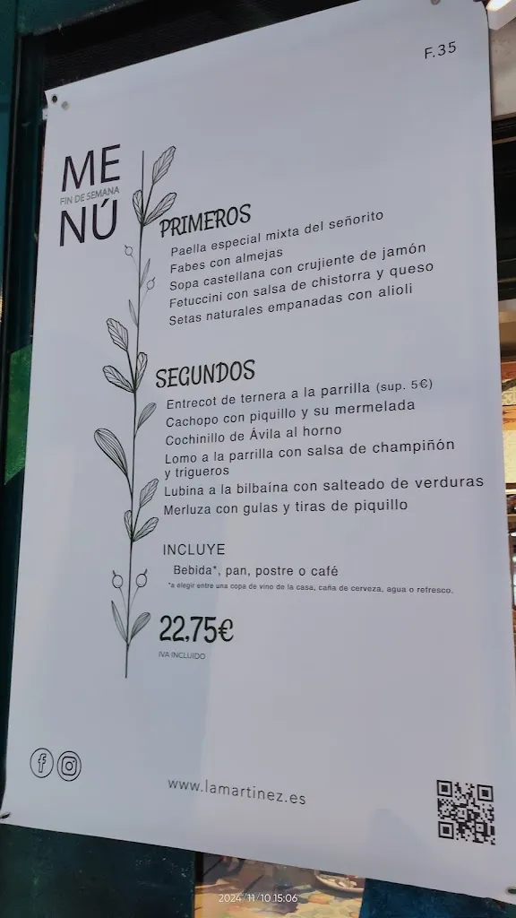 Menu_La Martínez_Los Martínez_immagine_3