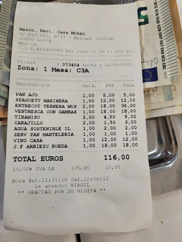 Russell Churchill_Casa de los Musso, Meson Restaurante_Lorca_review