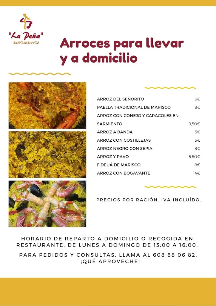 Menu_Mariscos a lo Bestia - Lorca | La Peña Restaurante_Lorca_image_2