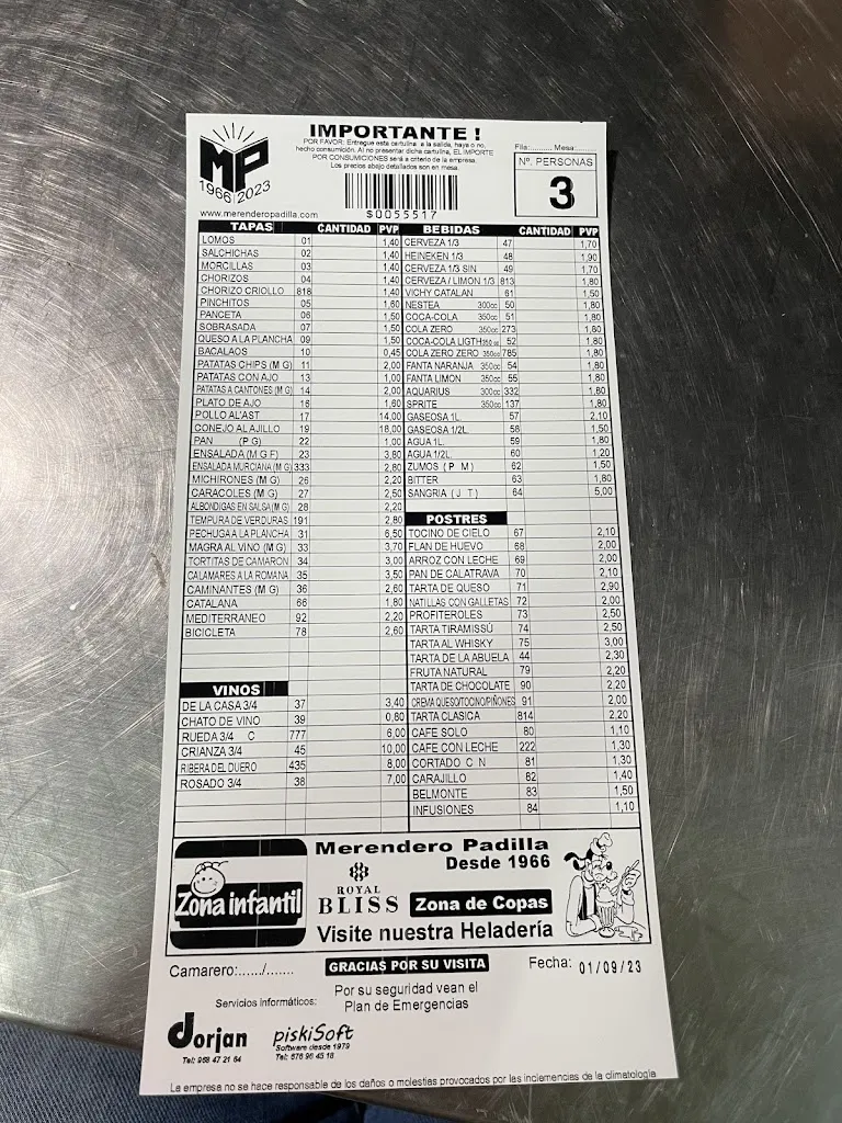 Menu_Merendero Padilla_Lorca_image_3