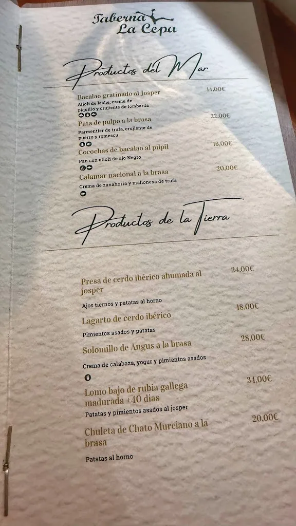 Menu_Taberna La Cepa_Lorca_image_1